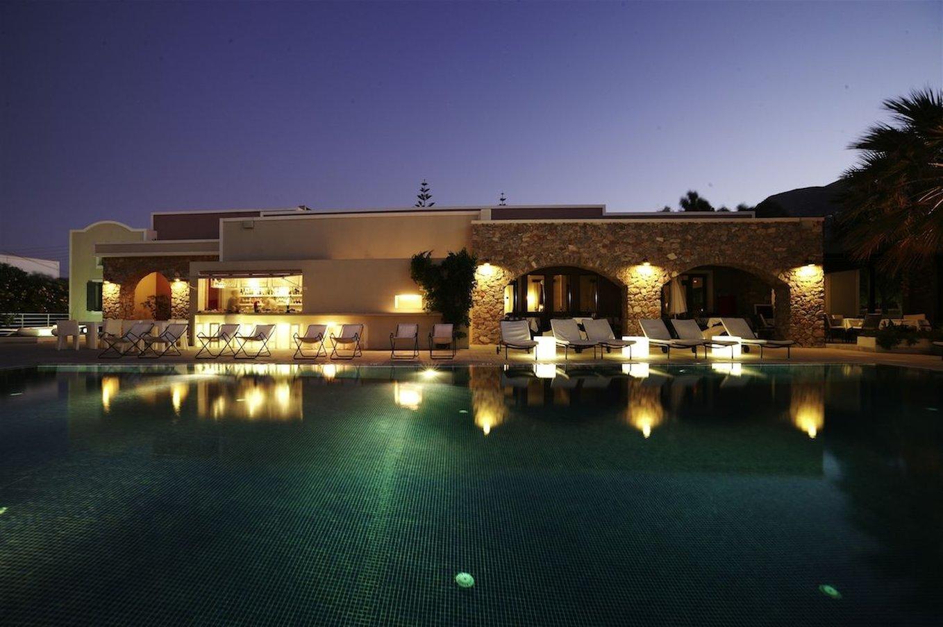 Rose Bay Hotel Kamári Exterior foto
